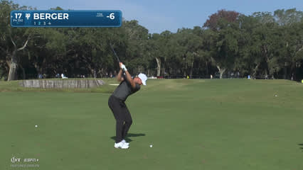 Daniel Berger | Round 2 | 17th hole | Shot 2 | 2025 The RSM Classic