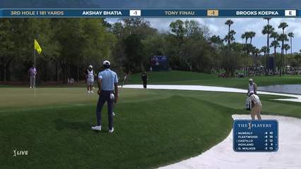 Tony Finau | Round 1 | 3rd hole | Shot 2 | 2026 THE PLAYERS