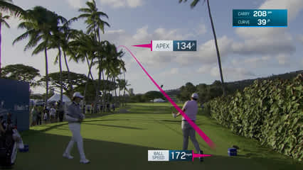 Davis Riley | Round 3 | 18th hole | Shot 1 | 2026 Sony Open