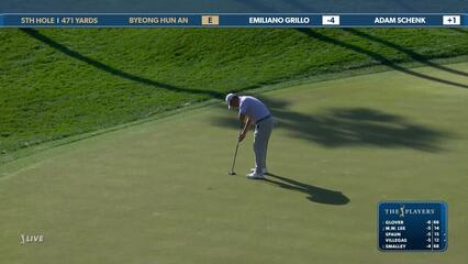 Byeong Hun An | Round 1 | 5th hole | Shot 5 | 2025 THE PLAYERS