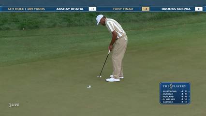 Tony Finau | Round 1 | 4th hole | Shot 4 | 2026 THE PLAYERS