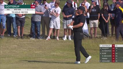 Chris Gotterup | Round 4 | 11th hole | Shot 2 | 2025 Genesis Scottish Open