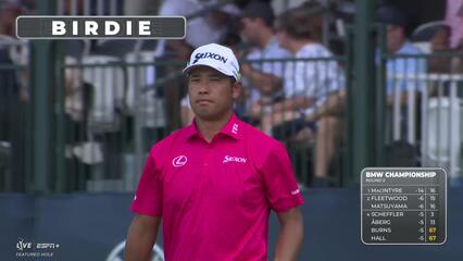 Hideki Matsuyama | Round 2 | 17th hole | Shot 2 | 2025 BMW Championship