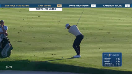 Sam Burns | Round 1 | 7th hole | Shot 2 | 2026 THE PLAYERS
