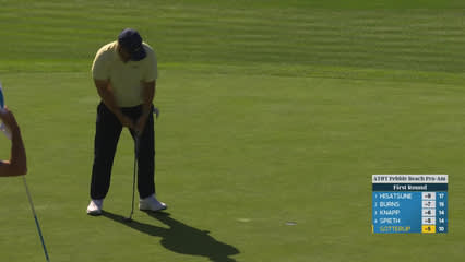 Chris Gotterup | Round 1 | 11th hole | Shot 3 | 2026 AT&T Pebble Beach