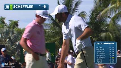 Scottie Scheffler | Round 3 | 18th hole | Shot 1 | 2026 Cadillac