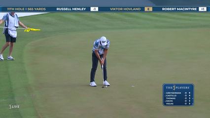 Viktor Hovland | Round 1 | 11th hole | Shot 5 | 2026 THE PLAYERS