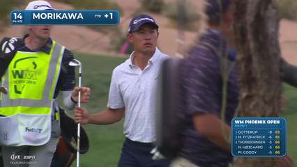 Collin Morikawa | Round 1 | 14th hole | Shot 2 | 2026 WM Phoenix Open