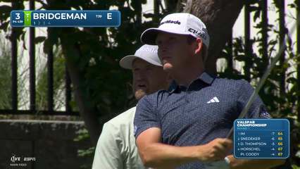 Jacob Bridgeman | Round 1 | 3rd hole | Shot 1 | 2026 Valspar