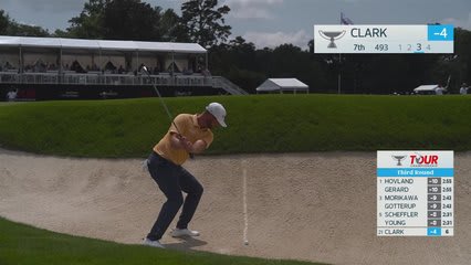 Wyndham Clark | Round 3 | 7th hole | Shot 3 | 2026 TOUR Championship