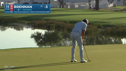 Michael Brennan | Round 2 | 11th hole | Shot 4 | 2026 Cognizant Classic