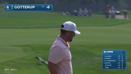 Chris Gotterup | Round 2 | 6th hole | Shot 3 | 2025 3M Open