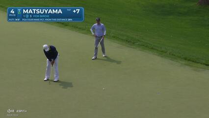Hideki Matsuyama | Round 4 | 4th hole | Shot 3 | 2025 the Memorial