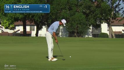Harris English | Round 2 | 14th hole | Shot 4 | 2025 Charles Schwab