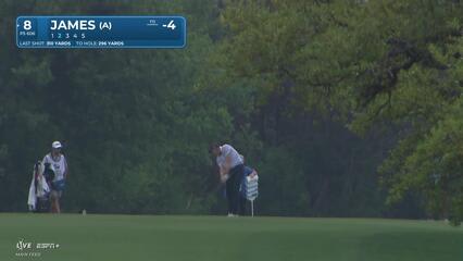 Benjamin James | Round 2 | 8th hole | Shot 2 | 2025 Valero