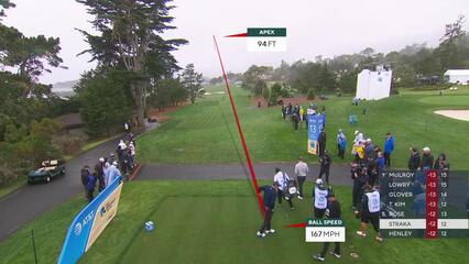 Sepp Straka | Round 3 | 13th hole | Shot 1 | 2025 AT&T Pebble Beach