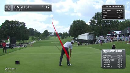 Harris English | Round 1 | 10th hole | Shot 1 | 2025 TOUR Championship
