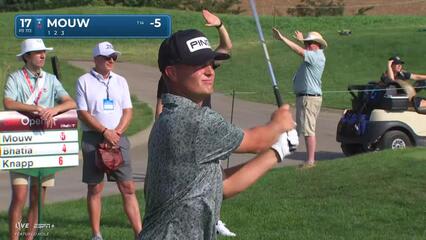 William Mouw | Round 1 | 17th hole | Shot 1 | 2025 3M Open