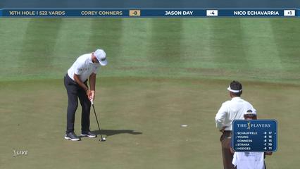 Corey Conners | Round 2 | 16th hole | Shot 4 | 2026 THE PLAYERS