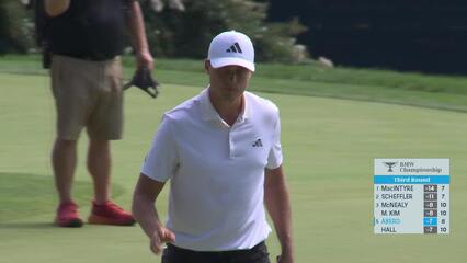 Ludvig Åberg | Round 3 | 9th hole | Shot 4 | 2025 BMW Championship