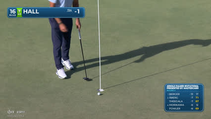 Harry Hall | Round 2 | 16th hole | Shot 4 | 2026 Arnold Palmer