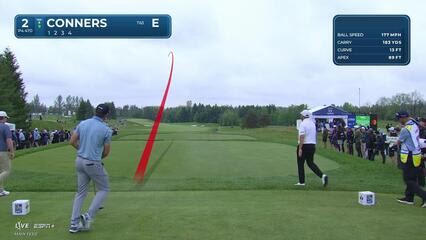 Corey Conners | Round 1 | 2nd hole | Shot 1 | 2025 RBC Canadian