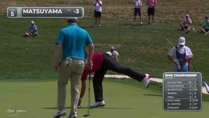 Hideki Matsuyama | Round 2 | 5th hole | Shot 3 | 2025 BMW Championship
