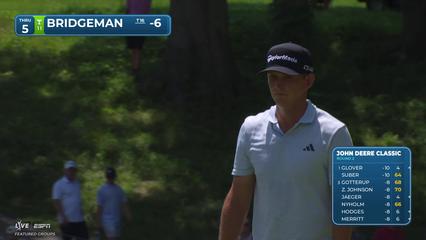 Jacob Bridgeman | Round 2 | 5th hole | Shot 4 | 2026 John Deere