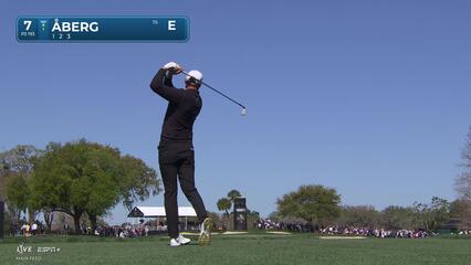 Ludvig Åberg | Round 1 | 7th hole | Shot 1 | 2025 Arnold Palmer