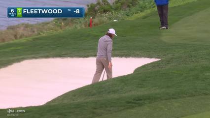 Tommy Fleetwood | Round 2 | 6th hole | Shot 3 | 2026 AT&T Pebble Beach