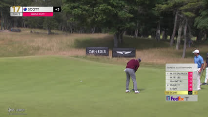 Adam Scott | Round 4 | 17th hole | Shot 2 | 2026 Genesis Scottish Open