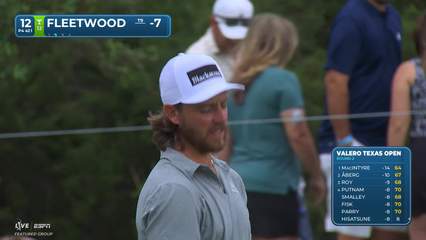 Tommy Fleetwood | Round 2 | 12th hole | Shot 2 | 2026 Valero
