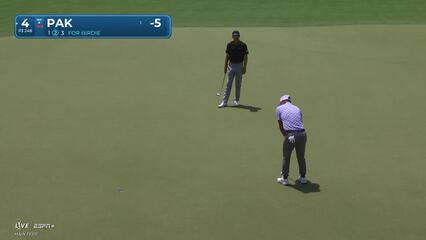 John Pak | Round 1 | 4th hole | Shot 2 | 2025 Charles Schwab