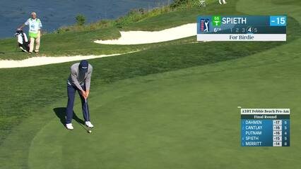 Jordan Spieth | 2022 AT&T Pebble Beach | Round 4 | 6th hole | Shot 5