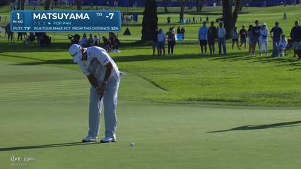 Hideki Matsuyama | Round 3 | 1st hole | Shot 4 | 2026 Farmers