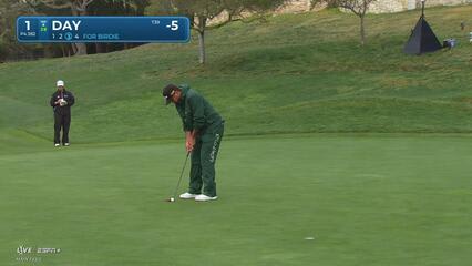 Jason Day | Round 3 | 1st hole | Shot 4 | 2025 AT&T Pebble Beach