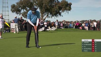 Matthieu Pavon | 2024 Farmers | Round 4 | 12th hole | Shot 4