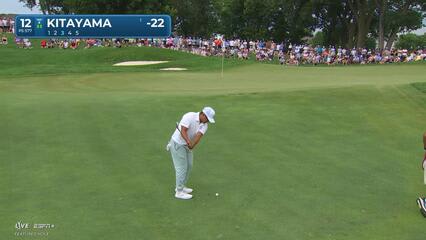 Kurt Kitayama | Round 4 | 12th hole | Shot 3 | 2025 3M Open