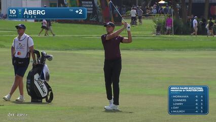 Ludvig Åberg | Round 3 | 10th hole | Shot 2 | 2025 Arnold Palmer Invitational