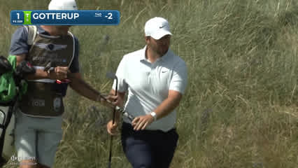 Chris Gotterup | Round 2 | 1st hole | Shot 3 | 2026 Genesis Scottish Open