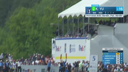 Kevin Yu | Round 4 | 5th hole | Shot 1 | 2025 RBC Canadian