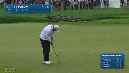 Shane Lowry | Round 2 | 16th hole | Shot 3 | 2025 Truist Championship