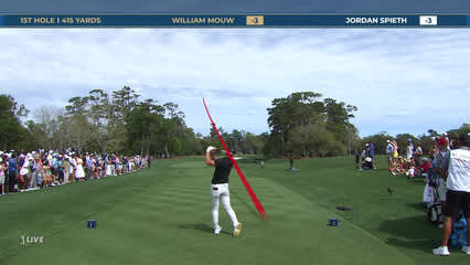 William Mouw | Round 3 | 1st hole | Shot 1 | 2026 THE PLAYERS