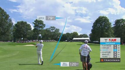 Russell Henley | Round 4 | 13th hole | Shot 2 | 2025 TOUR Championship