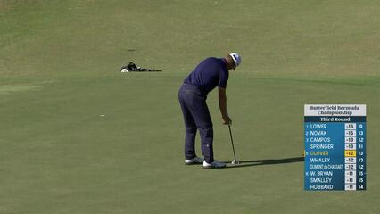 Lucas Glover | Round 3 | 14th hole | Shot 4 | 2024 Butterfield Bermuda