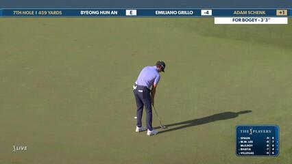 Adam Schenk | Round 2 | 7th hole | Shot 5 | 2025 THE PLAYERS