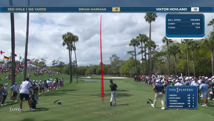 Brian Harman | Round 4 | 3rd hole | Shot 1 | 2026 THE PLAYERS