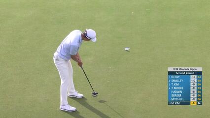 Michael Kim | Round 2 | 15th hole | Shot 4 | 2025 WM Phoenix Open