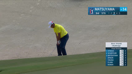 Hideki Matsuyama | Round 4 | 3rd hole | Shot 3 | 2025 Hero World Challenge