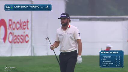 Cameron Young | Round 2 | 14th hole | Shot 3 | 2025 Rocket Classic